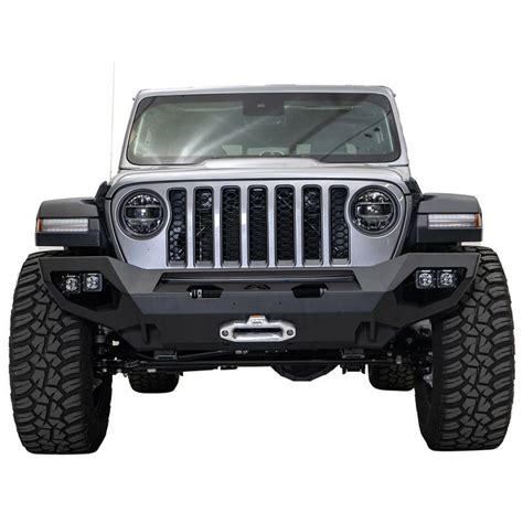 Fab Fours Jl18 X4651 1 Matrix Front Bumper For Jeep Wrangler Jl 2018