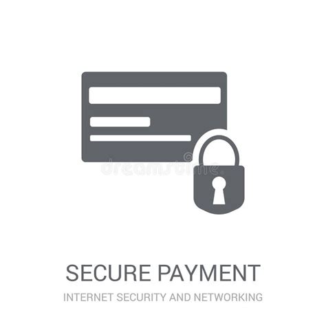 Secure Payment Icon Trendy Secure Payment Logo Concept On White Stock