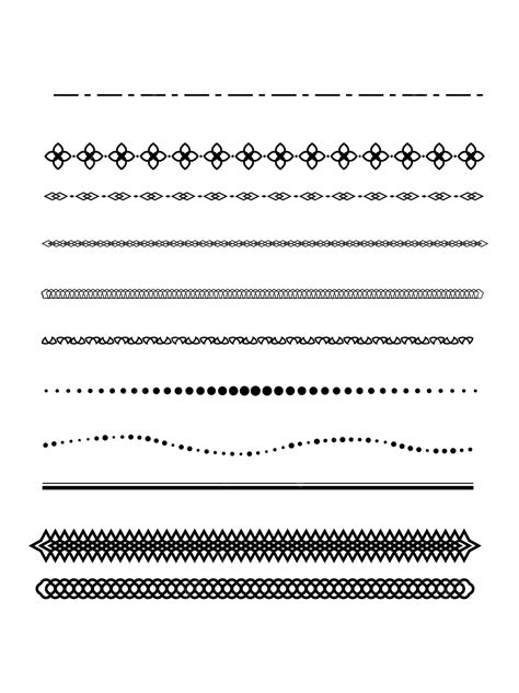 Lace Line Vector Png Images European Lace Text Split Line Geometric