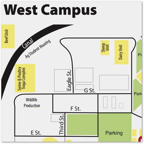 Modesto Junior College West Campus Map Time Zones Map