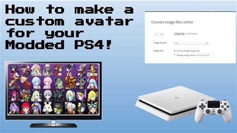 How To Make A Custom Avatar For Your Modded Ps4 Easy Youtube