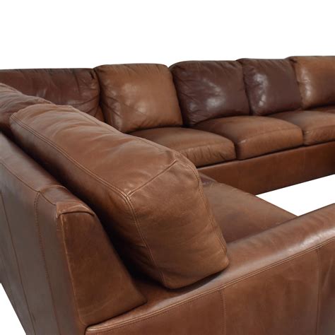 Used American Leather Danford Sectional Sofa 