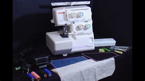 Janome 204d Overlocker Sewing Machine Youtube