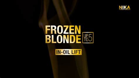 Nika Frozen Blonde In Oil Lift The New Generation Hair Lightening