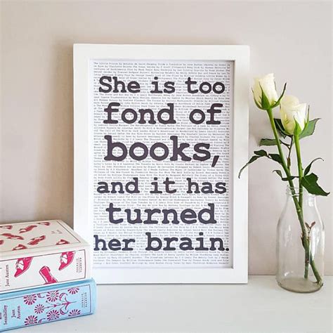 She Is Too Fond Of Books And It Has Turned Her Brain Louisa May
