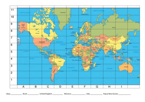 World Map Coordinates ~ Cvln Rp