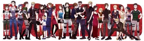 Rebecca Chambers Carlos Oliveira Claire Redfield Chris Redfield Excella Gionne And Etc