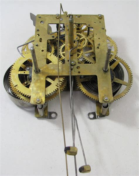 Antique Sessions Mantel Shelf Clock Movement Parts Repair Antique