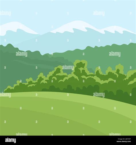 Hill Scener Stock Vector Images Alamy