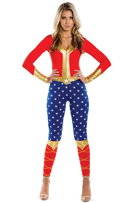 Superhero Wonder Lady Costume Hero Halloween Costumes Outrageous