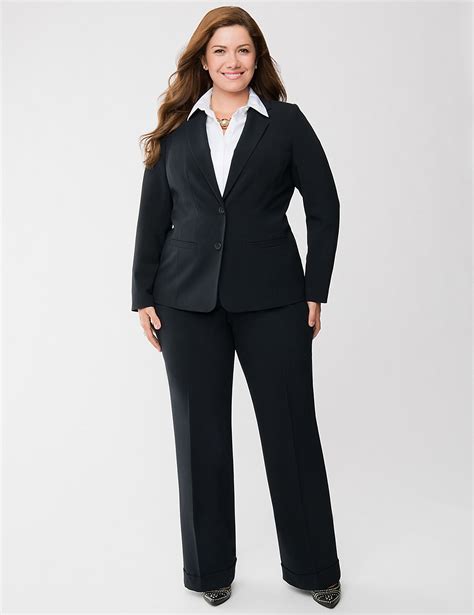 Tailored Stretch Fitted Jacket With Images Plus Size Business Attire Business Professional