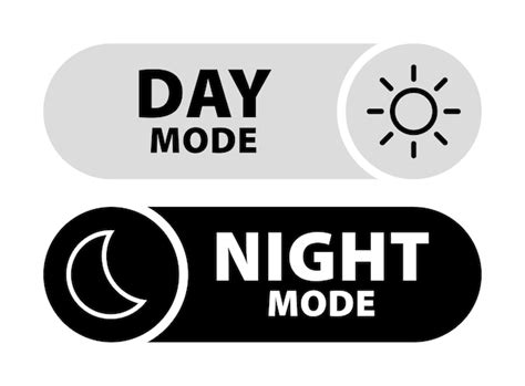 Premium Vector Dark Mode Switch Icon Light And Dark Icon Vector Day