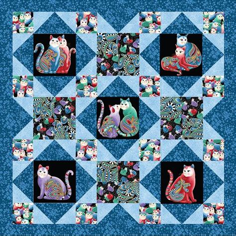 Cat Quilt Patterns Afternoon Delight Optional Download Cat Quilt
