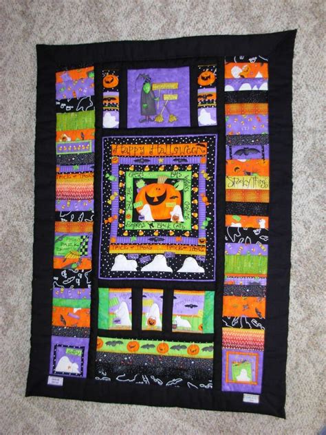 Have This Halloween Panel Cute Idea For A Quilt Made With It
