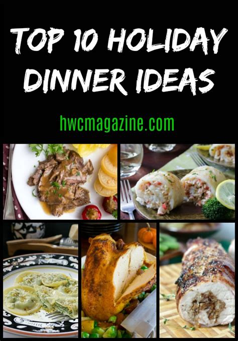 10 easy and fancy dinner recipes • tasty. Top 10 Holiday Dinner Ideas / https://www.hwcmagazine.com ...