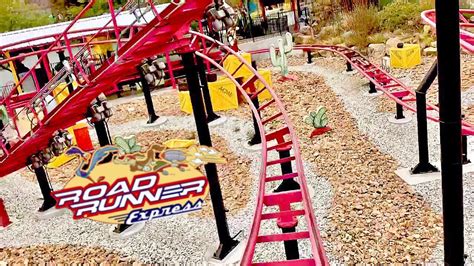 Road Runner Express On Ride Hd Pov Six Flags Magic Mountain Youtube