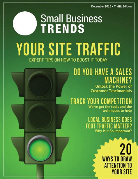 Small Business Trends Magazine Online Traffic Edition 2018 By Small