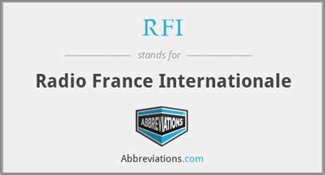 Rfi Radio France Internationale