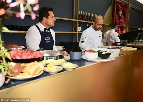 Tonka chef adam d'sylva stops to help contestant fillet kingfish. A look at how the A-list will live it up at the Melbourne ...