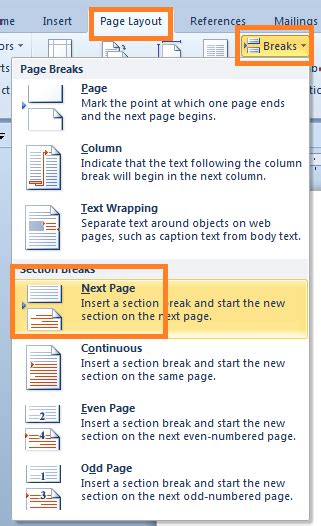 Cara Membuat Penomoran Halaman yang Berbeda di Microsoft Word 2010