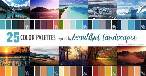 25 Color Palettes Inspired By Beautiful Landscapes Inspiring Color