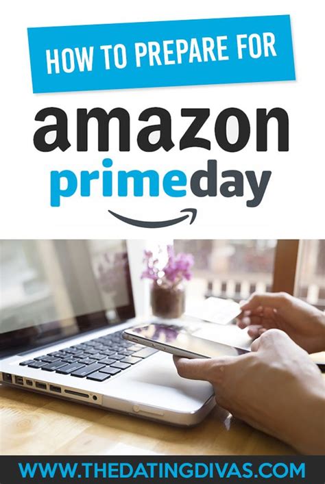 someone is typing on their laptop with the text how to prepare for amazon prime day