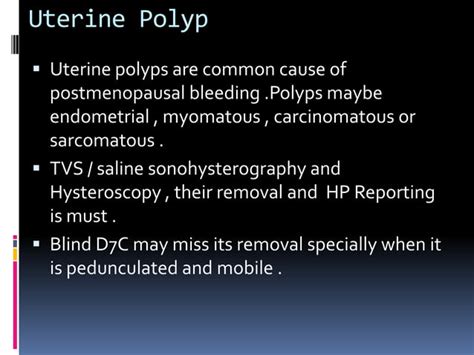 Postmenopausal Vaginal Bleeding