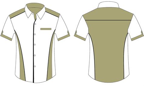 Template Desain Baju Pdh