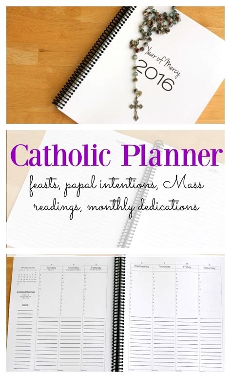 Customize & download word calendar template for any month & year. Free Printable Catholic Daily Planners - Calendar ...