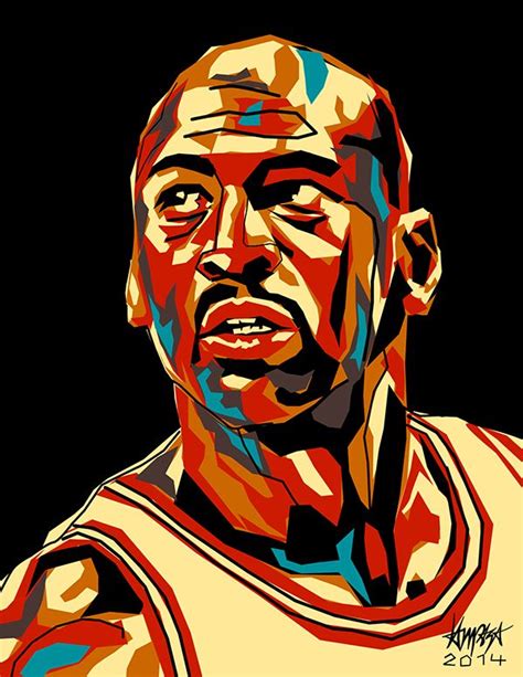 Michael Jordan On Behance By Dri Ilustre Sports Illustrations Art