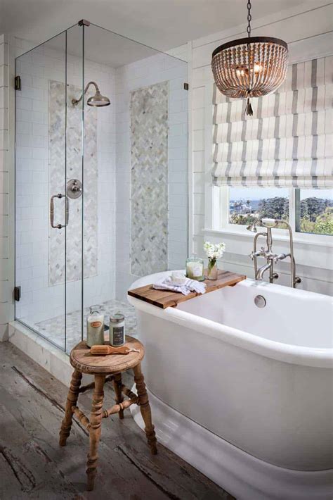 No two pieces are alike! 21 Gorgeous farmhouse style bathrooms you will love