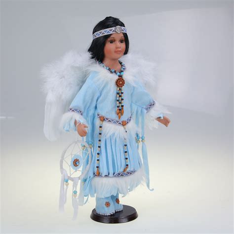 Wholesale Sonia 16 Porcelain Indian Doll D16763 Kinnex Dolls