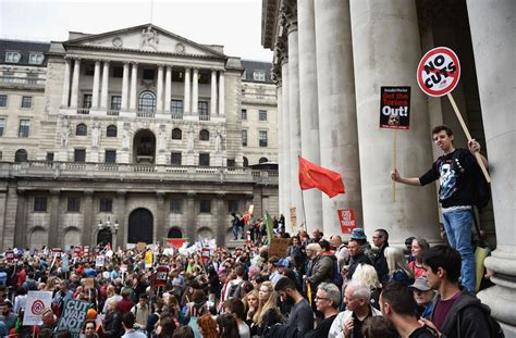 Anti Austerity March In Central London Mirror Online