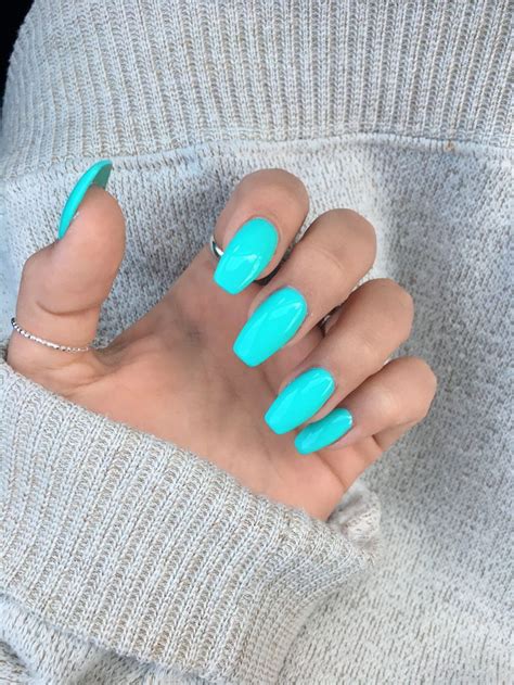 Best friends who share a love for beauty and fashion, which we would like to share with all of you! #teal #nails | Teal nails, Bright nails, Turquoise nails