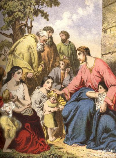 Mark 10 Bible Pictures Jesus With Children
