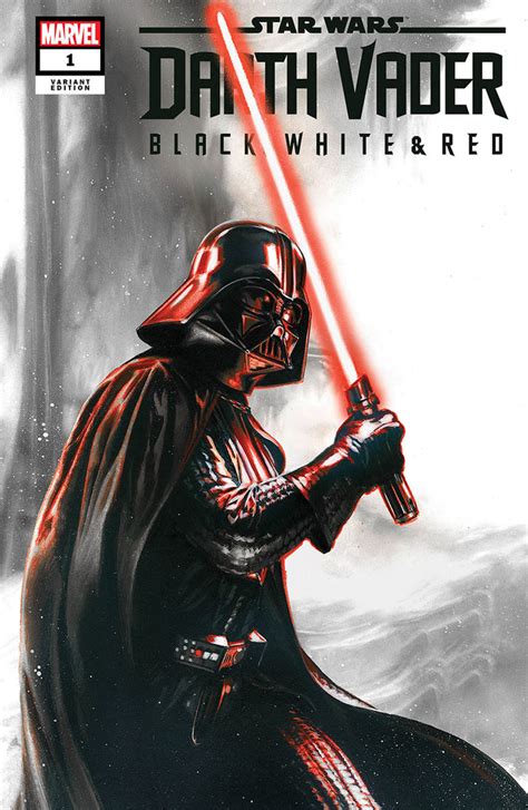Darth Vader Black White And Red 1 Gabriele Dellotto Variant