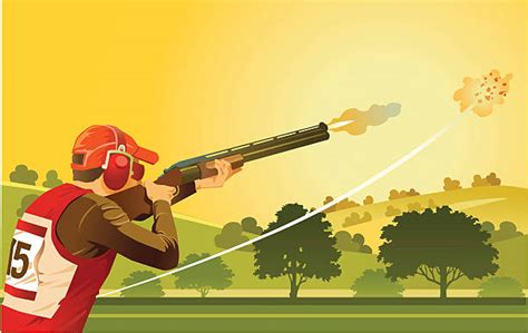 Skeet Shooting Illustrations Royalty Free Vector Graphics And Clip Art