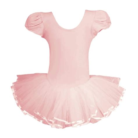 Dancina Girls Skirted Leotard Sparkle Short Sleeve Tutu Ballet Dress
