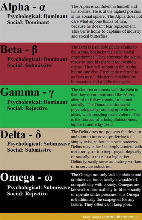 Alpha And Beta Personalities Are You Alpha Beta Omega Gamma Or Sigma Male Descriptions Itt