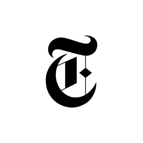 New York Times Logo Real Company Alphabet Letter T Logo