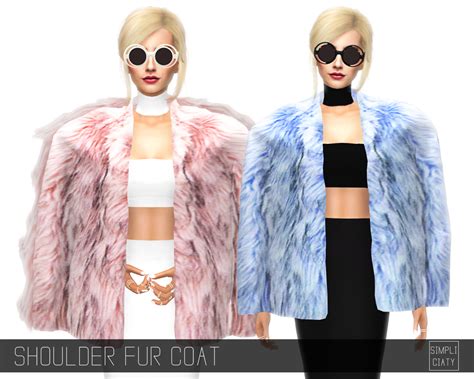 Sims 4 Fur Coat Accessory Transborder Media