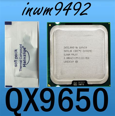 Intel Core 2 Extreme Qx9650 3ghz Quad Core Eu80569xj080nl Processor