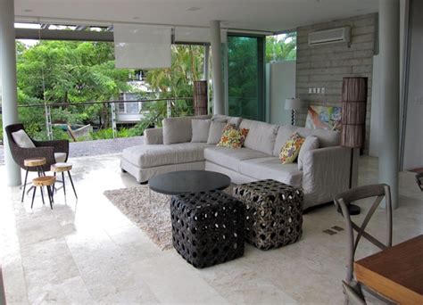 Pictures gallery of kid friendly living room storage. Eco friendly project in the Mexican Riviera - Modern - Living Room - los angeles - by Carlos Alberto