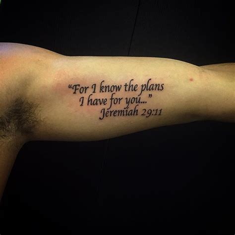 Jeremiah 2911 Tattoo Jeremiah 29 11 Tattoo Verse Tattoos Secret Tattoo