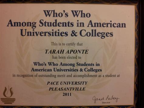 Have not been a past recipient of this award. Showcase - Pace University ePortfolio