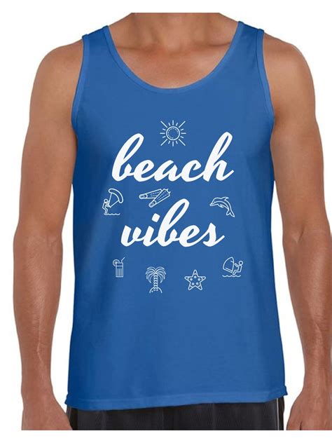 awkward styles awkward styles beach vibes tank top for men beach tank summer workout clothes
