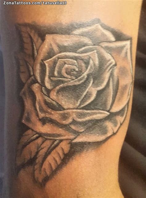 Tatuaje De Rosas Flores