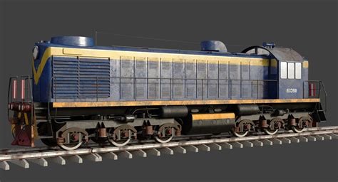 Locomotive 3d Turbosquid 1205527