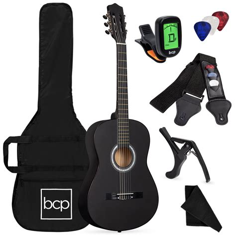 Best Choice Products 38in Beginner Acoustic Guitar Starter Kit W Gig