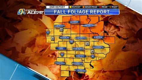 Fall Foliage Report Northeastern Iowa Peaks Soon